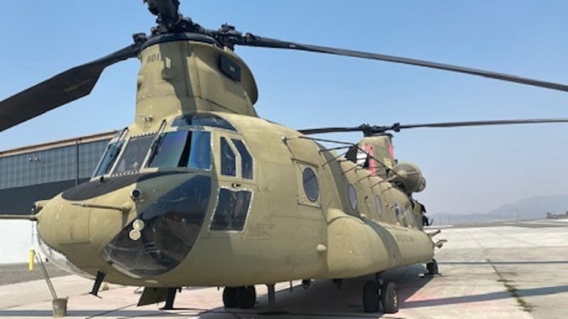 Nevada National Guard Chinook Helicopter. Not the Chinook mentioned in the article