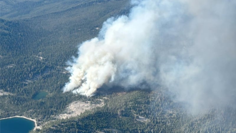 The Bench Lake Fire started approximately 12:30 p.m. Thursday one mile west of Redfish Lake.