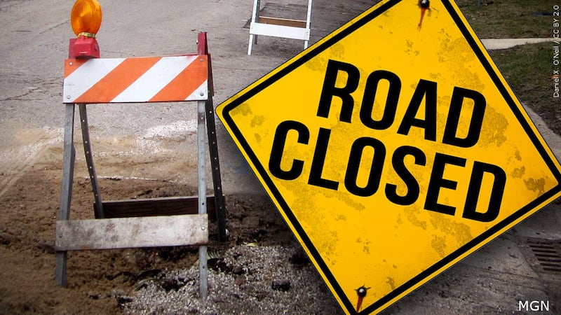 Scott Avenue will be closed for up to four days