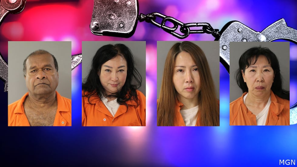 From left to right: Salon Kahn, Lun Wang, Gaili Xing and Limin Xu.